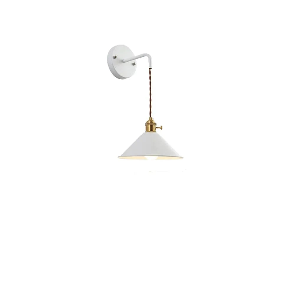 Audara-American Retro Wall Lamp Creative Scandinavian Rural Wall Lights Simple Living Room Study Bedside Sconces Cafe Background Wall Metal Mounted Lighting Fixture XX-Large