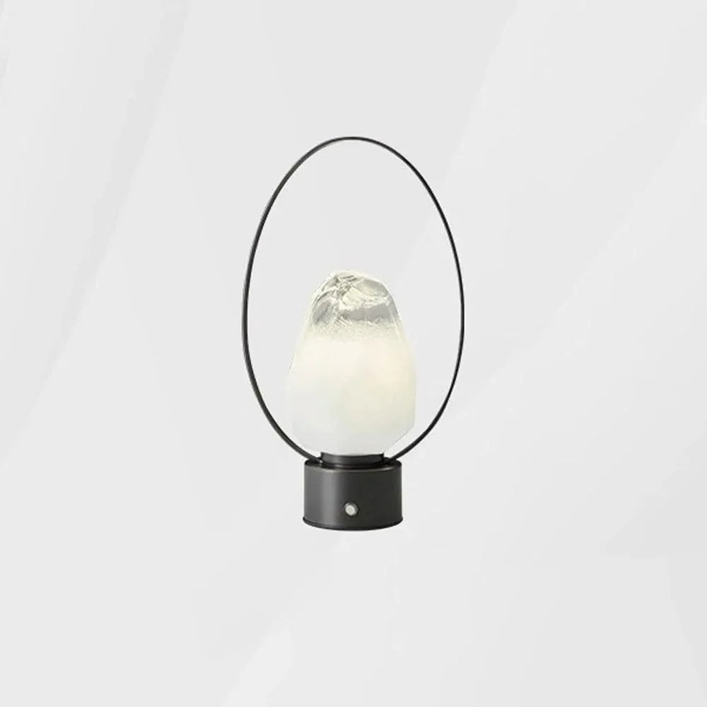 Audara-Postmodern Light Luxury Bedroom Bedside Desk Light Creative Personalized Portable Long Life H65 Copper Glass Desk Lamp Apartment Library Dormitory Table Lamp Camping Study Lighting Fixture Dark