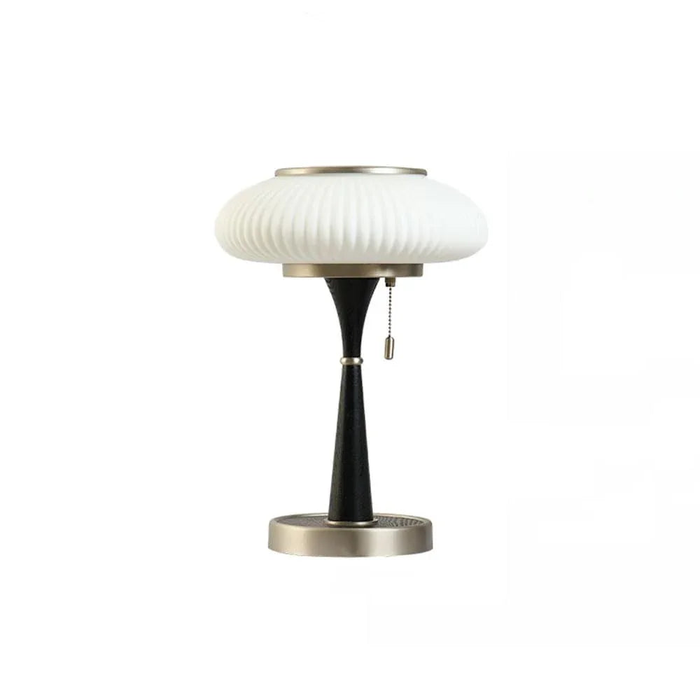 Audara-Chinese Retro Living Room Bedroom Bedside Desk Light Classic Warm Solid Wood Metal Desk Lamp Sample Room Backdrop Office Table Lamp Hotel Front Desk Restaurant Coffee Shop Lighting Fixture Dark