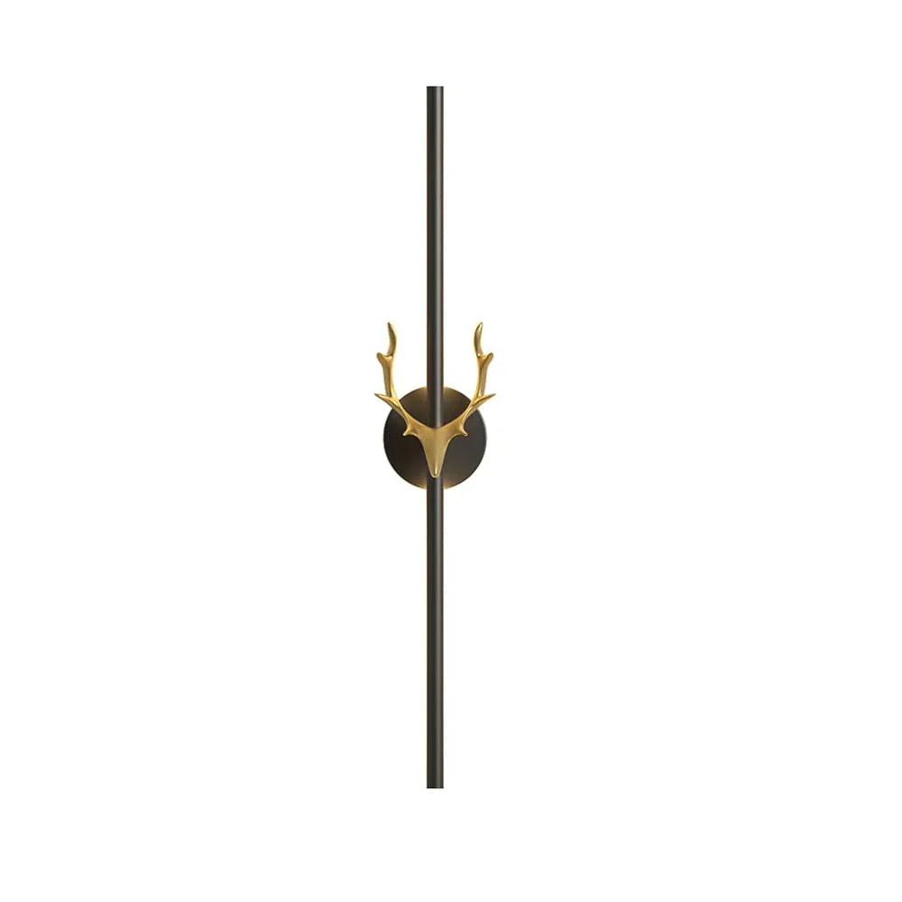 Audara-Simple Modern Long Wall Lamp Creative Antlers Bed Head Wall Lights Living Room Background Wall LED Sconces Living Room Entrance Hall Aisle Mounted Lighting Fixture A