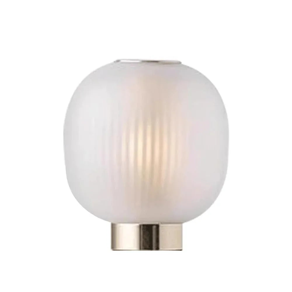 Audara-Postmodern Simple Model House ShowroomDesk Light Personalized Fashion Spherical Glass Desk Lamp Bedroom Living Room Showcase Sofa Table Lamp Cafe Hotel Lounge Lighting Fixture White