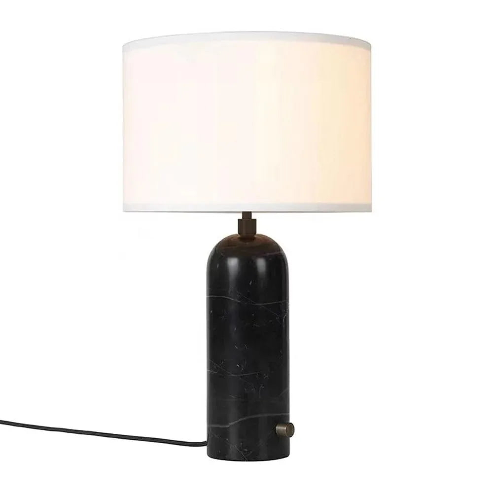 Audara-Simple Fashion Sample Room Showroom Desk Light High-end Handmade Fabric Marble Desk Lamp Coffee Shop Hotel Front Desk Restaurant Lighting Fixture Bedroom Study Room Living Room Table Lamp Dark