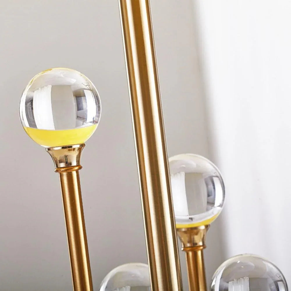 Audara-Scandinavian Luxury Living Room Bedroom Desk Light Creative Fabric Crystal Desk Lamp Club Mall Coffee Shop Villa Dining Room Lighting Fixture Study Office Apartment Decoration Table Lamp