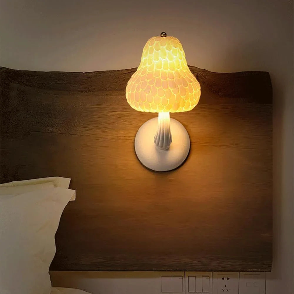 Audara-Modern Creativity Bedside Wall Lamp Bedroom Children's Room Decorative Wall Lights Study Art Resin Sconces Simple Aisle Corridor Mounted Lighting Fixture