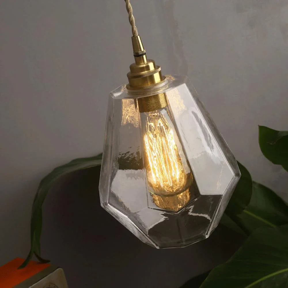 Audara-Small, Minimalist French-Style Glass Pendant Lights, Suitable for Various Settings Including Bedrooms, Bedside Tables, Hotel Entryways, and Kitchen Islands. Modern Bohemian Style.