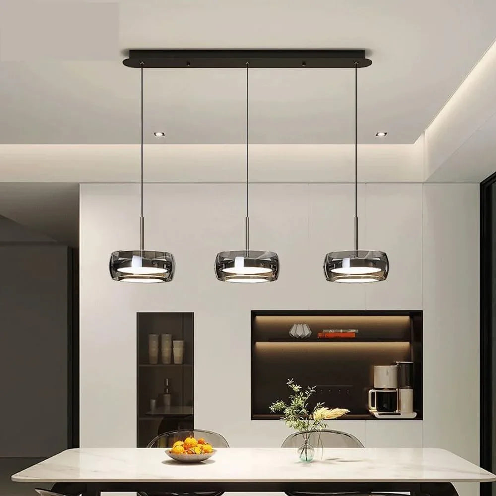 Audara-8-inch Glass Pendant Lights: Small Size, Suitable for Installation in Various Spaces, and Easily Complements Bohemian, European, and Other Styles.