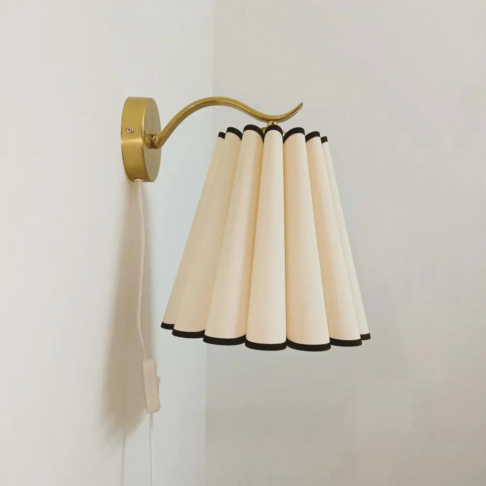 Audara-Bedroom Bedside Wall Lamp Modern Simple Study Wall Lights Creative Stairway Aisle Sconces Scandinavian Fashion Cloth Mounted Lighting Fixture