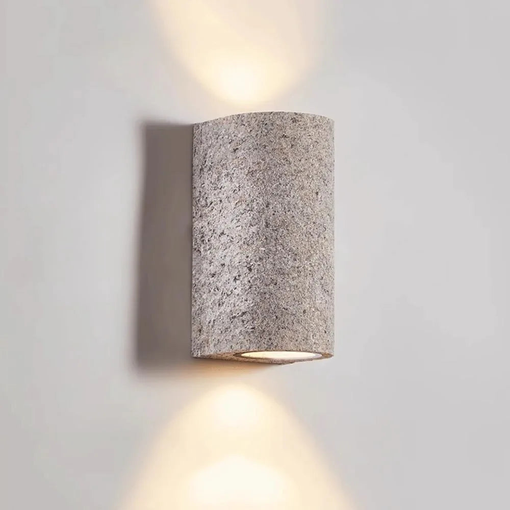 Audara-Modern Wabi-sabi Wind Art Wall Lamp Scandinavian Simple Corridor Aisle Wall Lights Designer Premium Bedroom Bedside Sconces Fashion American LED Mounted Lighting Fixture Brown