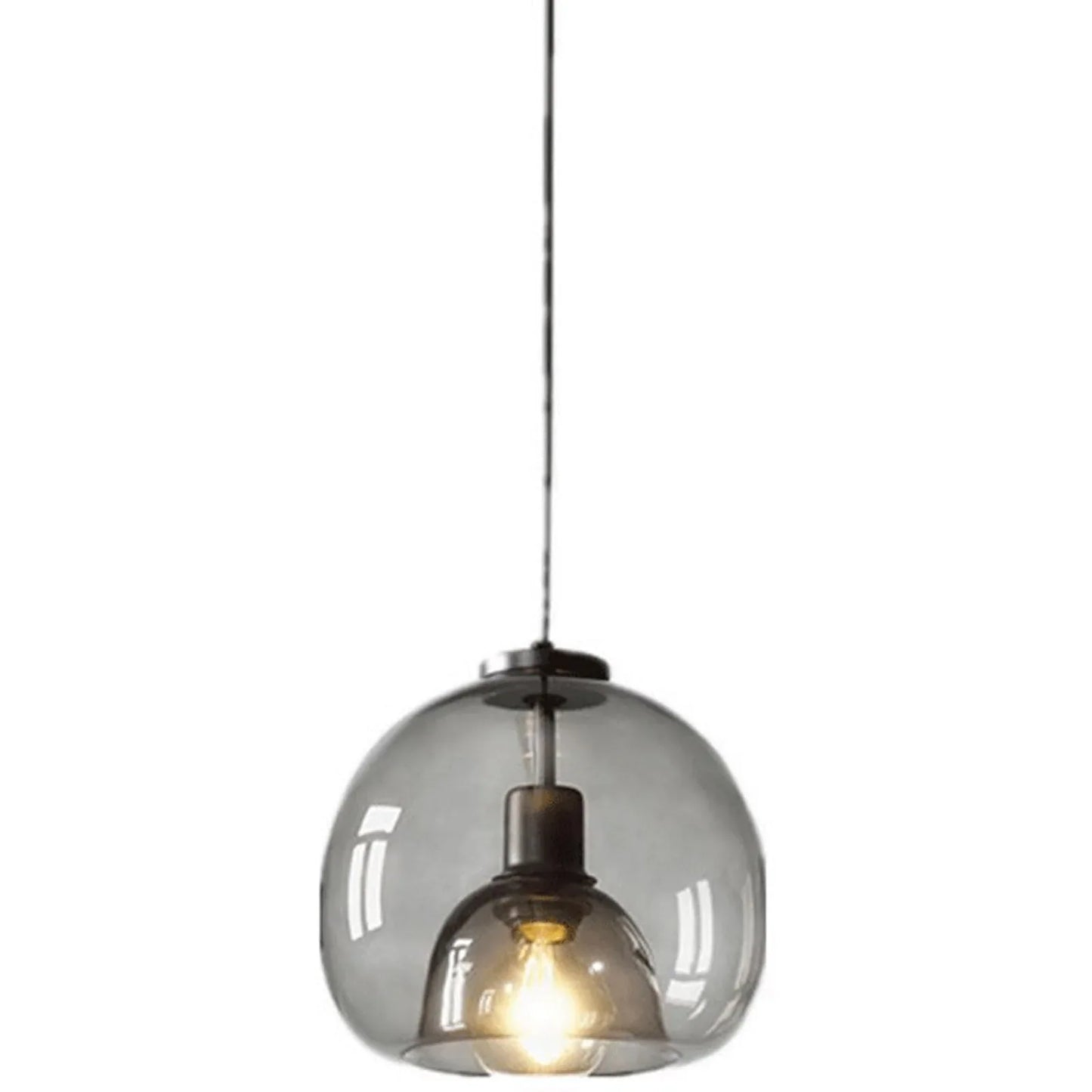 Audara-9-inch Glass Pendant Lights: Simple and Creative Design, Easily Complements Various Decor Styles. Can Be Installed Above The Bedside, in The Living Room, Dining Room, Kitchen Island, Etc. A