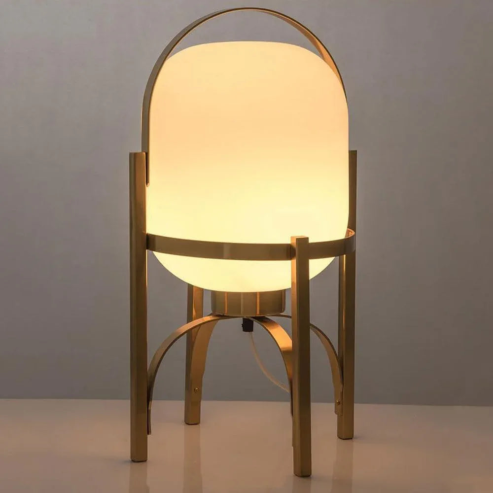 Audara-Modern Simple Showroom Sample Room Desk Light Light Luxury Creative White Glass Desk Lamp Mall Front Desk Rest Area Restaurant Decoration Lighting Fixture Club Living Room Bedroom Table Lamp