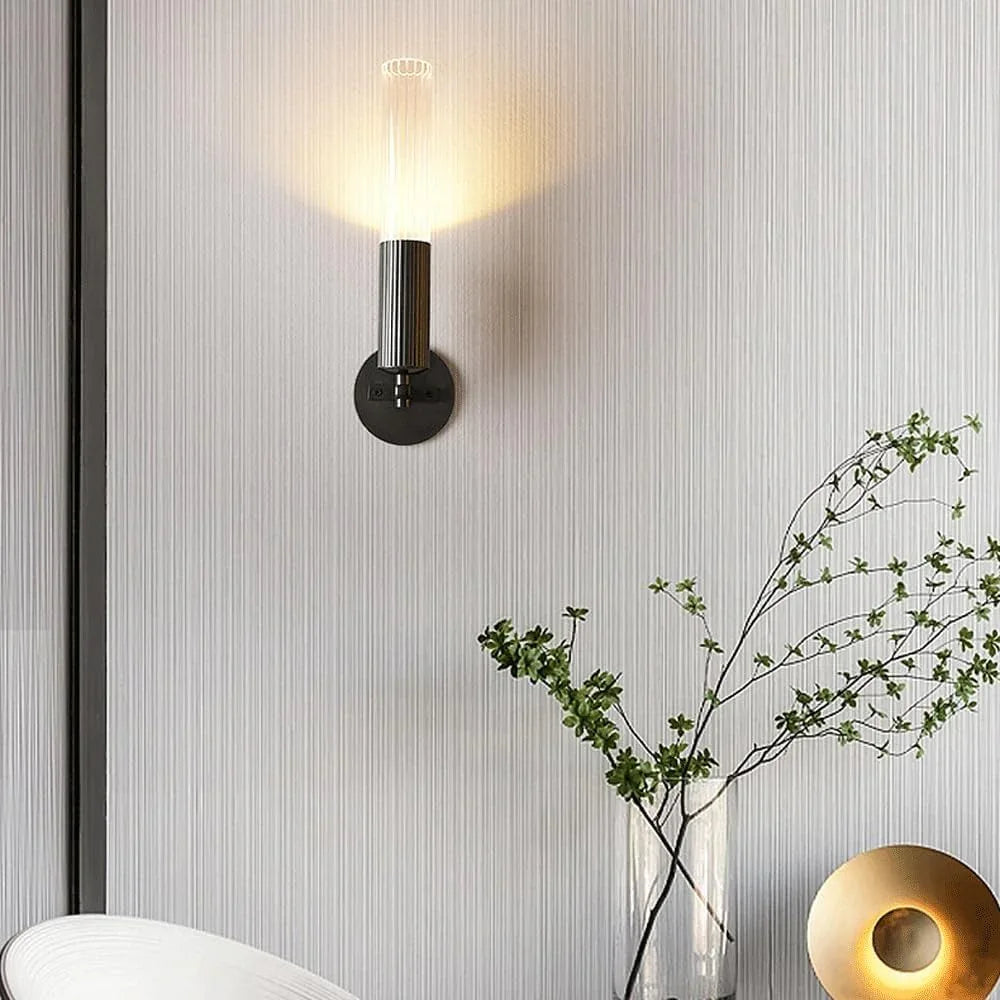 Audara-Light Luxury Brass Wall Lamp Postmodern Bedroom Backdrop Wall Lights Sconces Mid Century Style Creative Mounted Living Room Aisle Corridor LED Lighting Fixture
