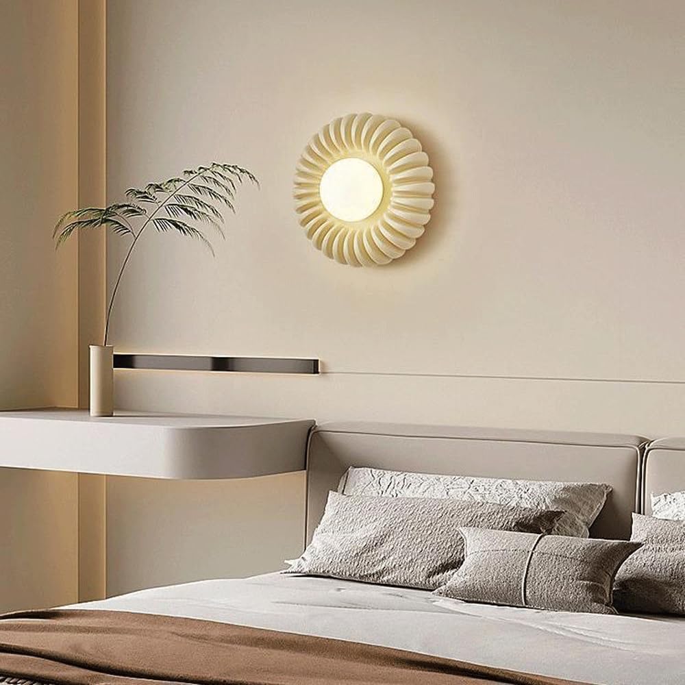 Audara-French Tien Yuan Wall Lamp Bedroom Bedside Background Wall Lights Japanese Style Wabi-sabi Wind Personalized Sconces Creative Corridor Aisle Decorative Mounted Lighting Fixture