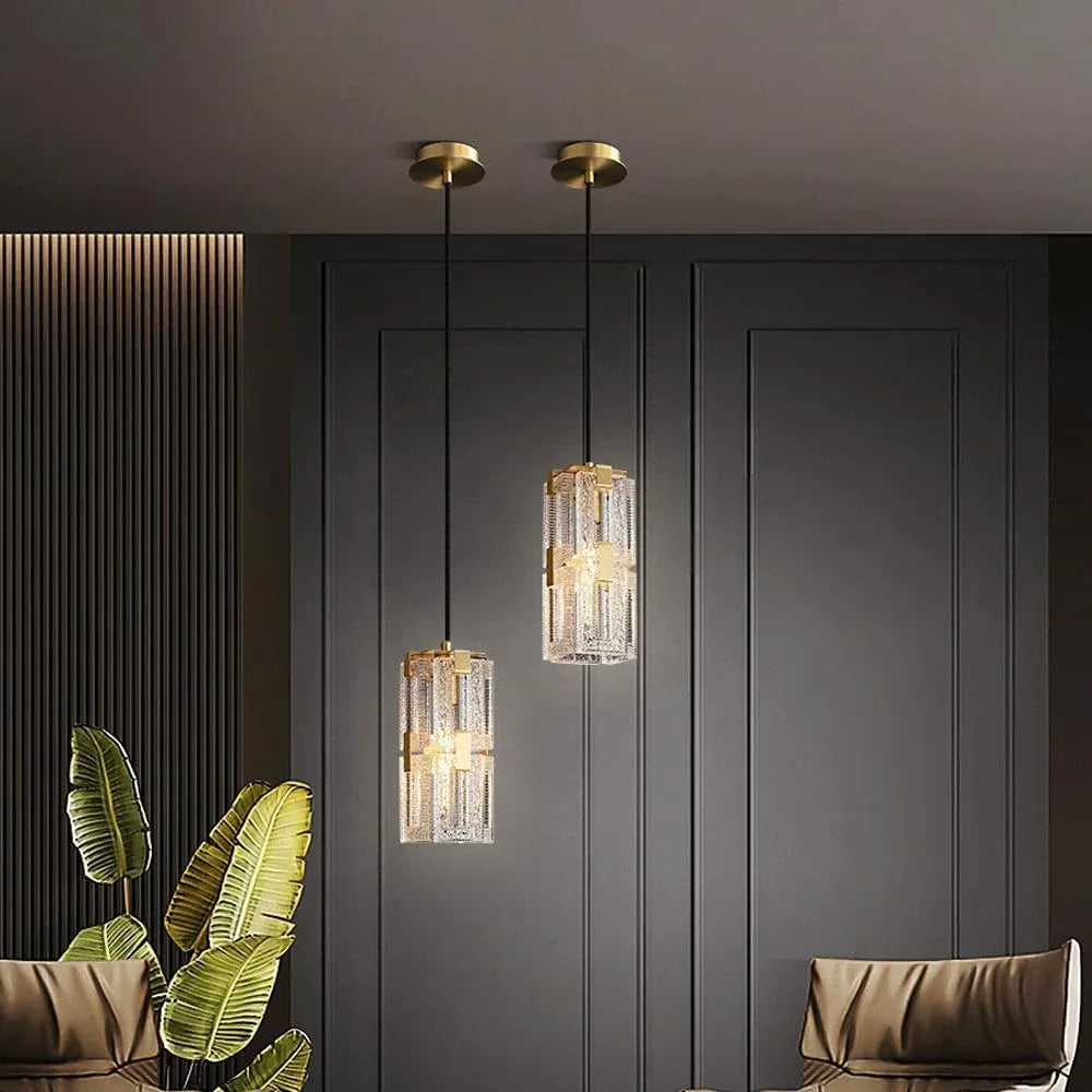 Audara-Small-Sized Crystal Pendant Light, Bohemian Style, European Minimalist Style, Suitable for Multiple Scenarios Such As Bedrooms, Hotel Rooms, Entryways, Kitchen Islands, Etc.