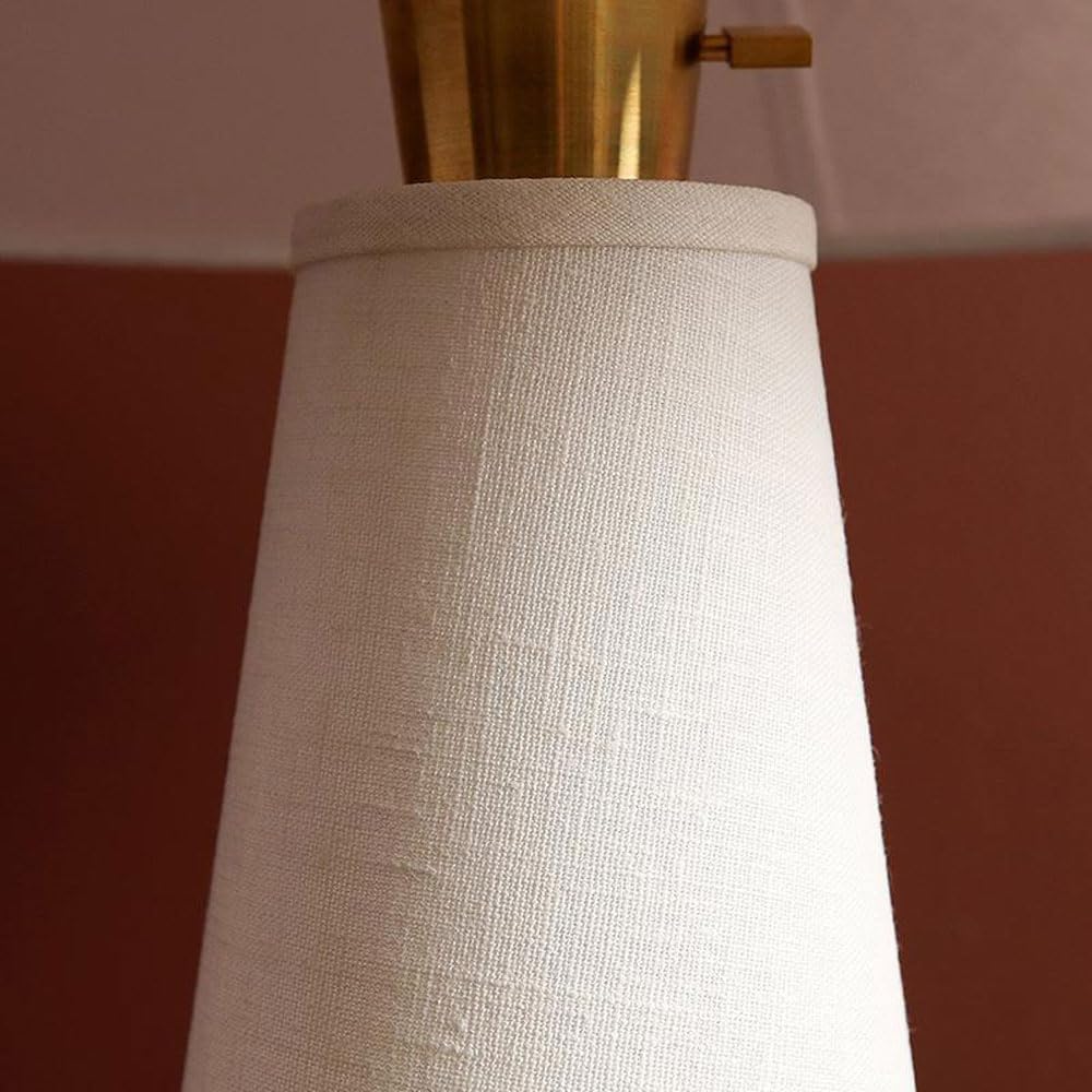 Audara-American Handmade Hotel Room Desk Light Warm French White Fabric Desk Lamp Children's Room Bedroom Bedside Table Lamp Office Coffee Shop Farmhouse B&B Villa Lighting Fixture
