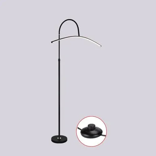 Audara-Full Spectrum Eye Protection RG0 Children's Learning Floor Lamp Remote Control Dimming 3000K-6000K 36W LED Standing Lamp Bedroom Study Living Room Decoration Torch Dormitory Lighting Fixture White