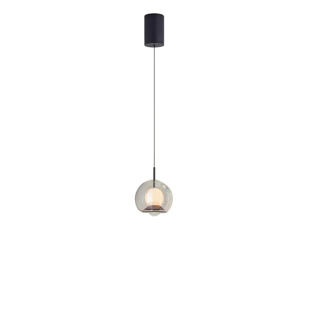 Audara-Modern Simple Liftable Bed Head Aluminum Pendant Lightled Light Luxury Creative Marble Dining Room Chandeliers Fashion Home Glass HangingLamp Living Room Sofa Background Decoration Lighting Fixture Magic color
