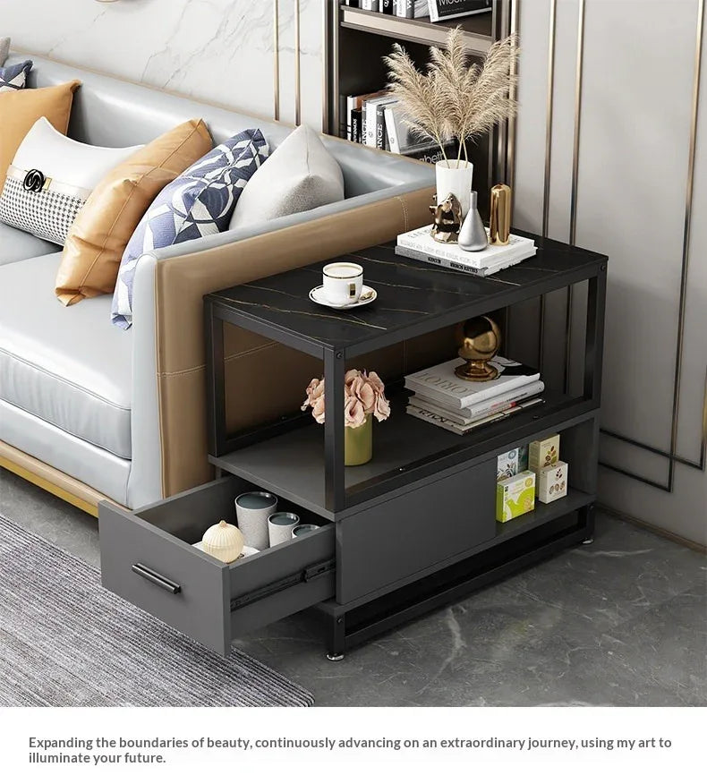 Audara-sofa side few living room Italian light luxury side cabinet simple modern side cabinet coffee table bedside small apartment corner few