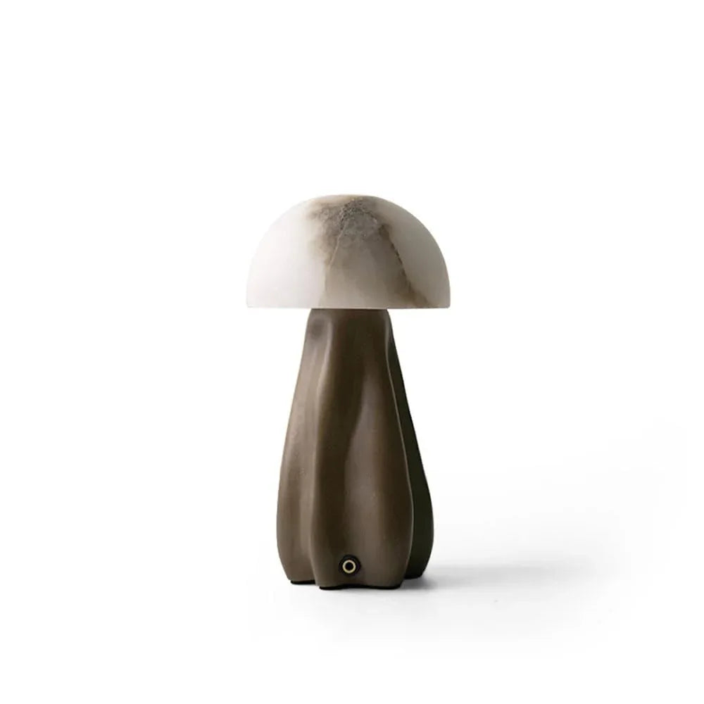 Audara-Luxury High-end Living Room Study Office Desk Light Classic Creative Mushroom Marble Desk Lamp Bedroom Bedside Dining Table Lamp Club Dining Room Farmhouse B&B Decoration Lighting Fixture Coffee