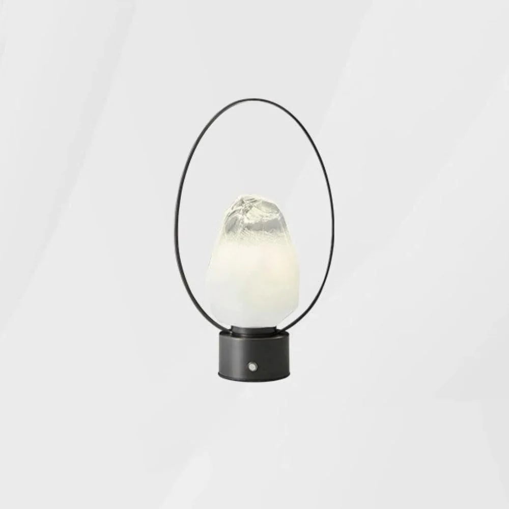 Audara-Postmodern Light Luxury Bedroom Bedside Desk Light Creative Personalized Portable Long Life H65 Copper Glass Desk Lamp Apartment Library Dormitory Table Lamp Camping Study Lighting Fixture