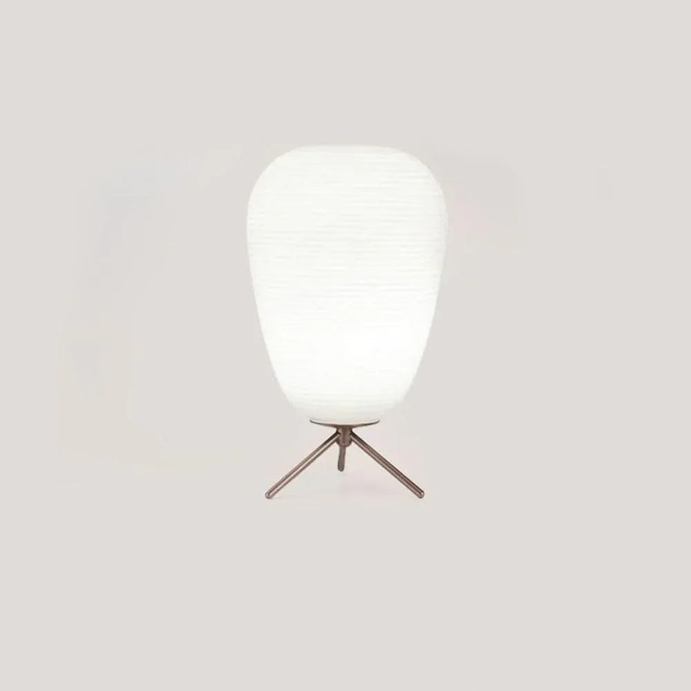 Audara-Scandinavian Simple White Glass Desk Light Creative Art Showroom Model House Desk Lamp Backdrop Living Room Bedroom Table Lamp Office Villa Mall Decoration Lighting Fixture