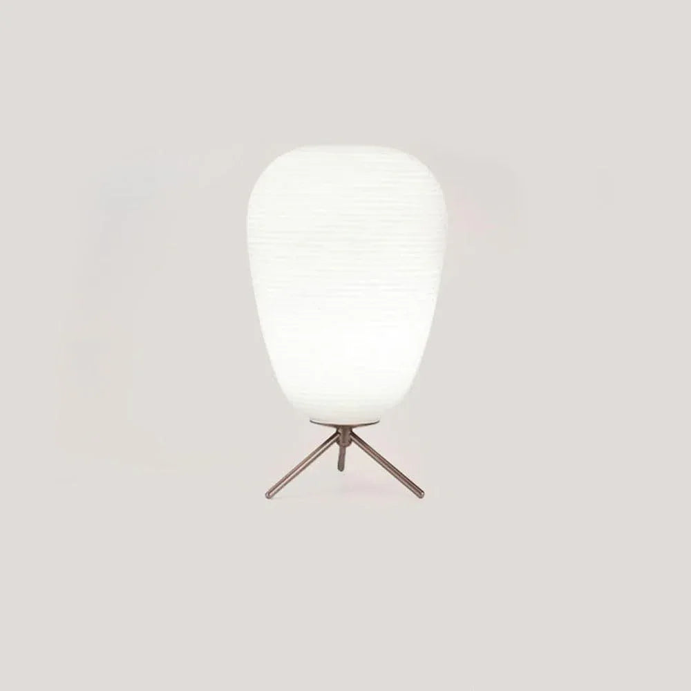 Audara-Scandinavian Simple White Glass Desk Light Creative Art Showroom Model House Desk Lamp Backdrop Living Room Bedroom Table Lamp Office Villa Mall Decoration Lighting Fixture D9.4in 24cm