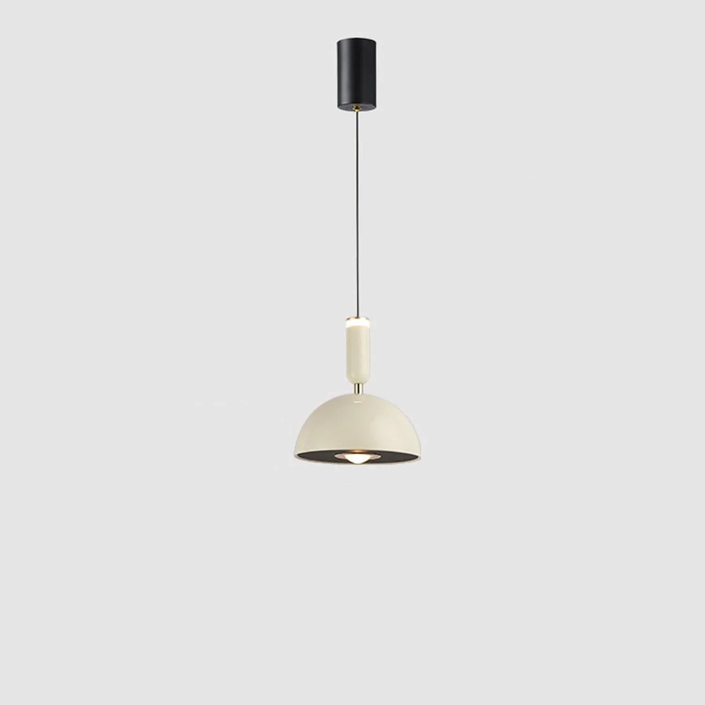 Audara-Premium Feeling Acrylic Aluminum Pendant Light Liftable Hovering Bedside Small Hanging Lamp White Single Head LEDChandeliers Study Living Room Backdrop Decoration Lighting Fixture