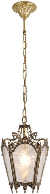 Audara-French Creative Handmade Crystal Ice Flower Pendant Light Vintage Bedroom Bedside Full Brass Hanging Lamp Entryway Aisle Dimmable Chandeliers Hotel Bar Restaurant Decoration Lighting Fixture
