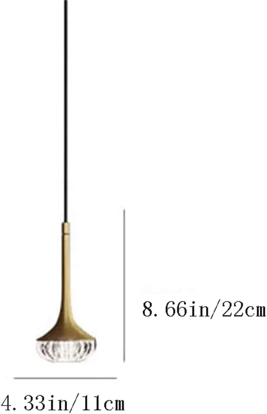 Audara-Modern 4-inch Crystal Pendant Lights, European Minimalist Style, Suitable for Installation in Various Spaces Such As Bedrooms, Hotels, Restaurant Entryways, Cafes, and Kitchen Islands.