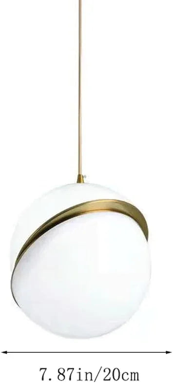 Audara-8-inch Glass Pendant Lights: Simple and Creative Design, Easily Complements Various Decor Styles. Can Be Installed in Bedrooms, Living Rooms, Dining Rooms, Kitchen Islands, Etc.