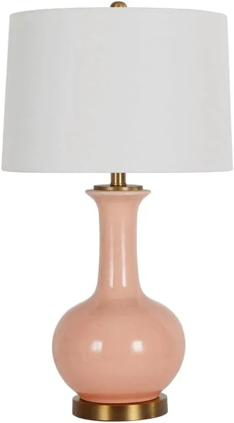 Audara-Elegant Warm Cloth Pink Ceramic Desk Light New Chinese Elegant Hotel Guest Room B&B Desk Lamp Farmhouse Coffee Shop Living Room Study Room Table Lamp Restaurant Club Lighting Fixture
