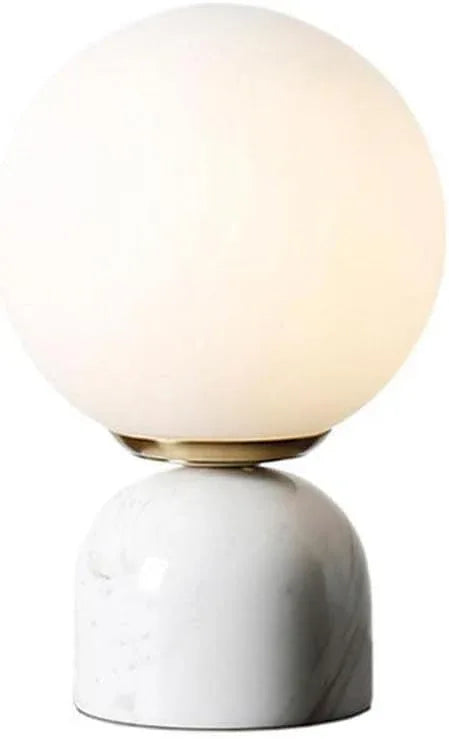 Audara-Scandinavian Minimalist Study Room Model Room Desk Light Personalized Luxury Marble Spherical Glass Desk Lamp Bar Restaurant Coffee Shop Farmhouse Lighting Fixture Bedroom Bedside Office Table Lamp