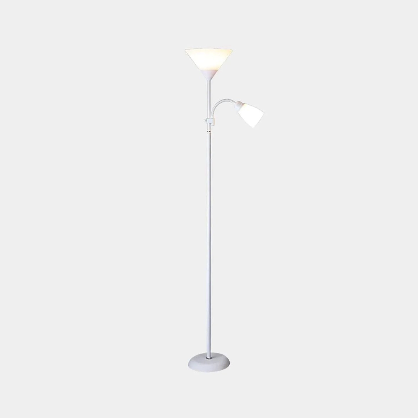 Audara-Modern Simple Metal Acrylic Floor Lamp 1/2 Light Source E26 H67’ Bedroom Living Room Sofa Beside Standing Lamp Restaurant Hotel Torchiere Farmhouse B&B Cafe Decoration Lighting Fixture