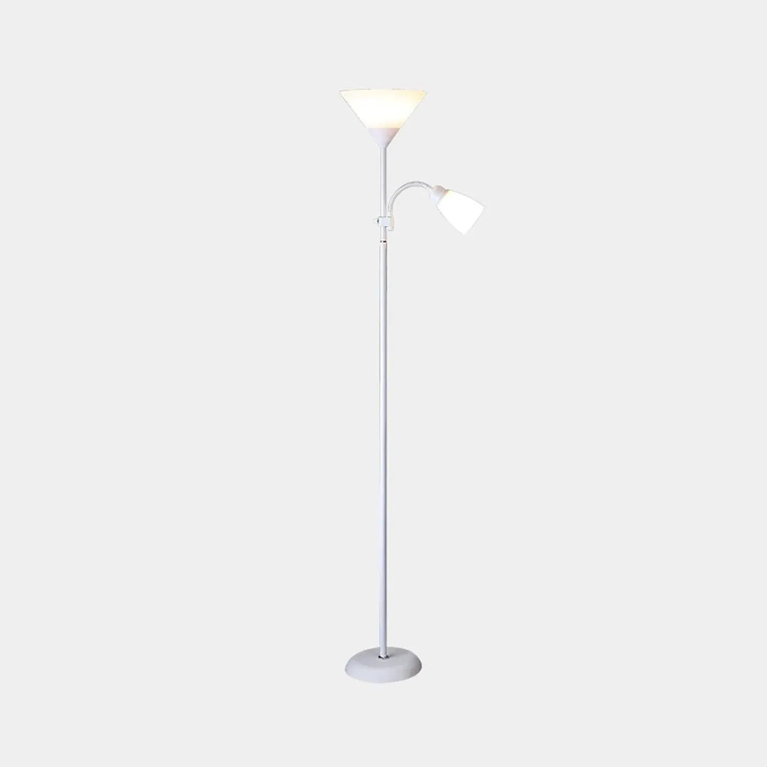 Audara-Modern Simple Metal Acrylic Floor Lamp 1/2 Light Source E26 H67’ Bedroom Living Room Sofa Beside Standing Lamp Restaurant Hotel Torchiere Farmhouse B&B Cafe Decoration Lighting Fixture