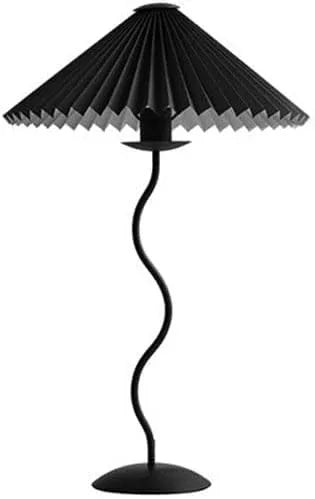 Audara-Simple Designer Study Office Desk Light Warm Hardware Pleat Desk Lamp Hotel Reception Villa Florist Cafe Library Lighting Fixture Dormitory Apartment Bedroom Bedside Table Lamp