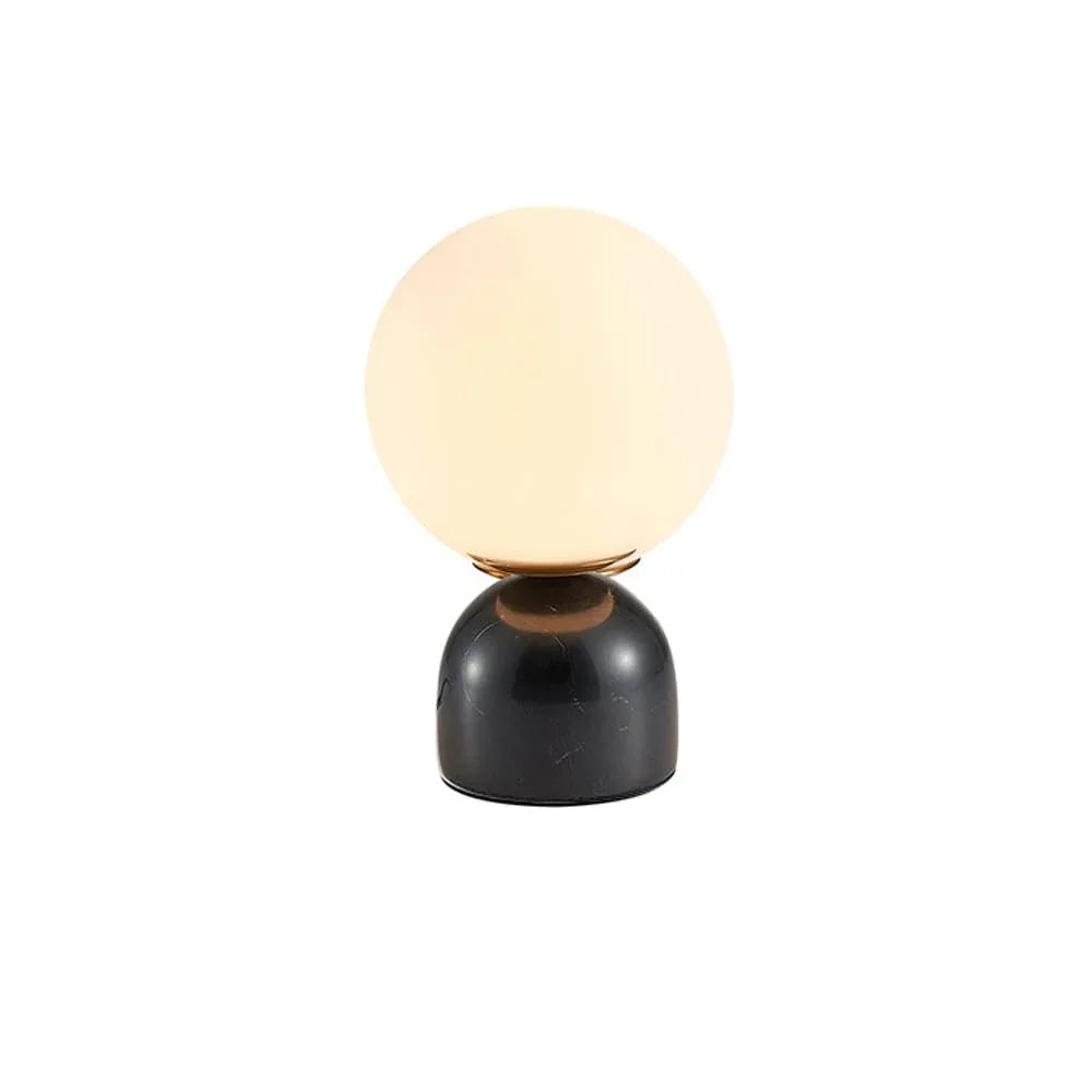 Audara-Creative Fashion B&B Bed Small Desk Light Scandinavian Luxury Glass Marble Desk Lamp Study Room Living Room Apartment Office Table Lamp Clubhouse Hotel Front Desk Coffee Shop Lighting Fixture Dark