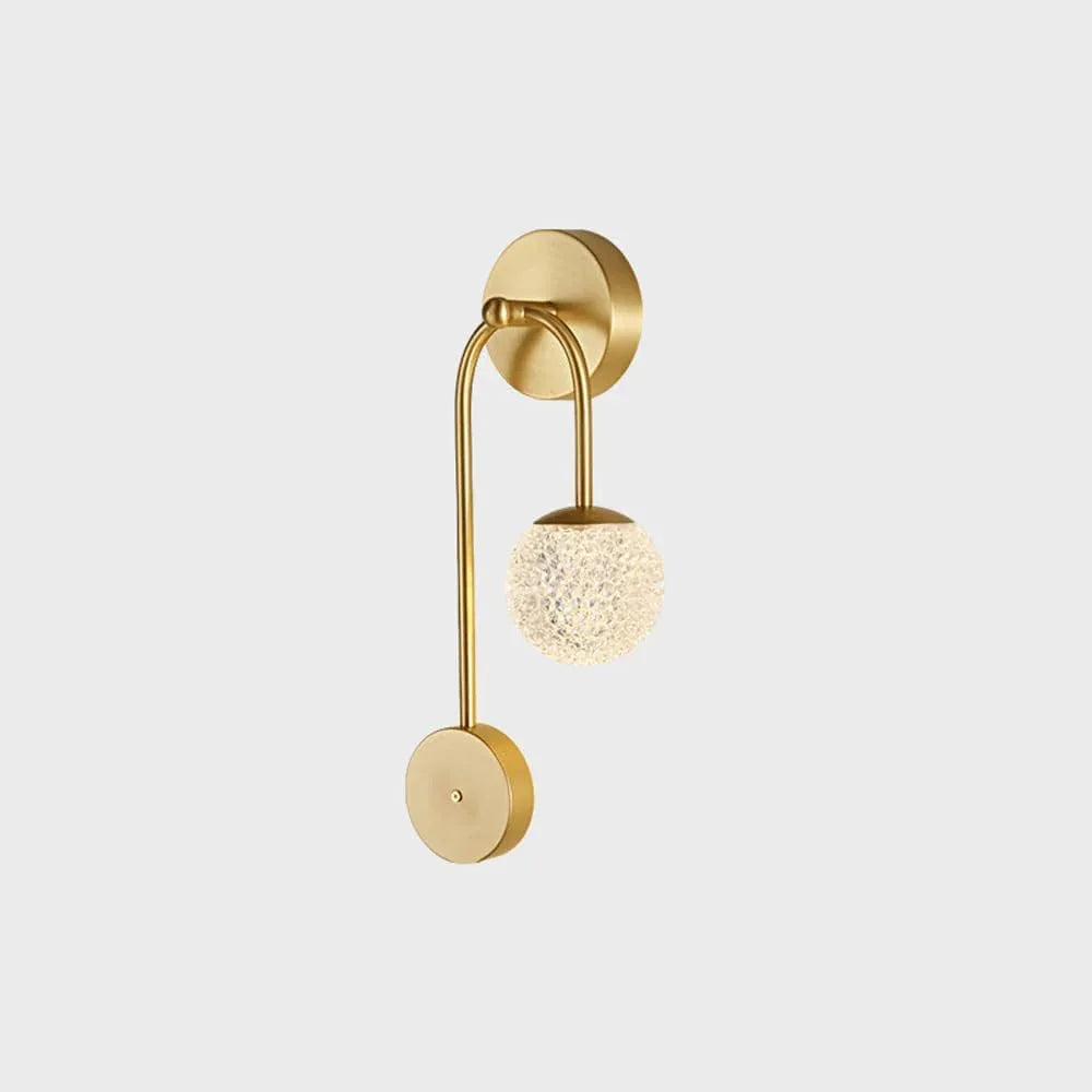 Audara-New Scandinavian Full Copper Wall Lamp Bedroom Bedside Wall Lights Creative Light Luxury Living Room Sconces Aisle Corridor Foyer Mounted Lighting Fixture