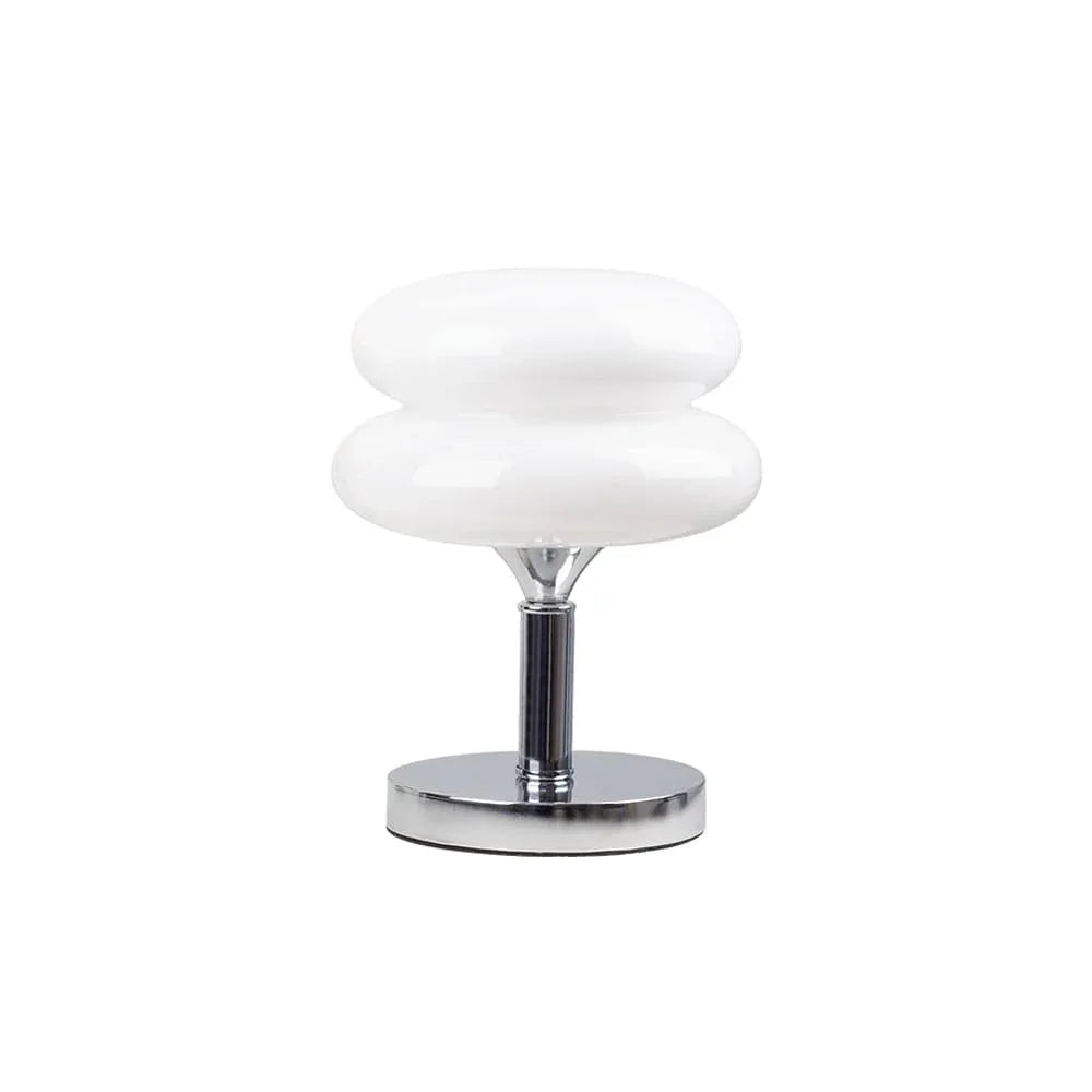 Audara-Modern Simple Dressing Table Bed Small Desk Light Warm Cute Glass Metal Desk Lamp Living Room Study Room Office Table Lamp Restaurant Hotel Guest Room Model Room Decoration Lighting Fixture White