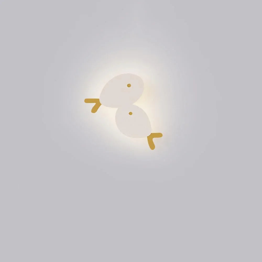 Audara-Children's Room Little Fish Art Wall Lamp Bedroom Bedside LED Wall Lights Creative Cream Wind Entryway Sconces Living Room Study Stairs Mounted Lighting Fixture