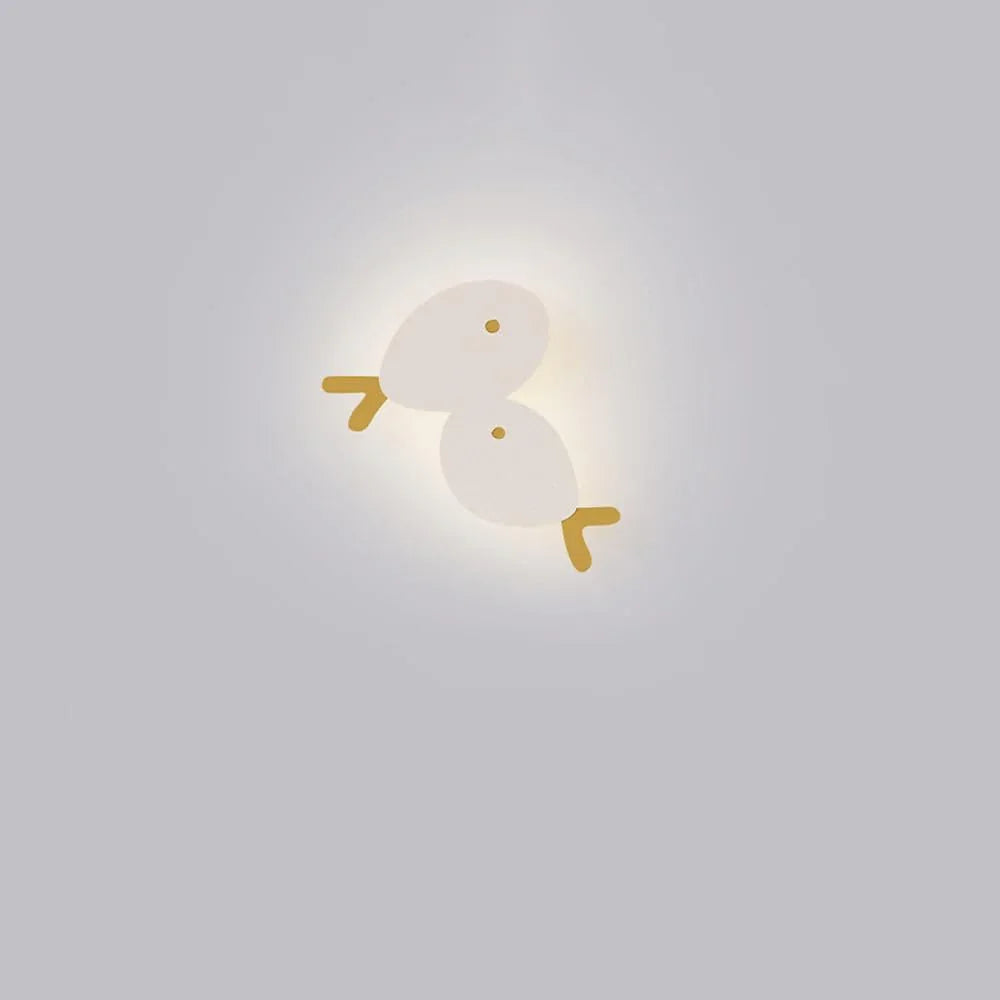 Audara-Children's Room Little Fish Art Wall Lamp Bedroom Bedside LED Wall Lights Creative Cream Wind Entryway Sconces Living Room Study Stairs Mounted Lighting Fixture L