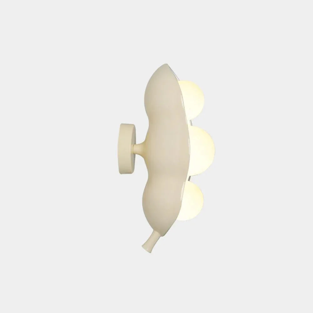 Audara-Scandinavian Creative Pea Wall Lamp Bedroom Children's Room Bedside Wall Lights French Cream Style Background Wall Sconces Aisle Corridor Study Room Art Mounted Lighting Fixture