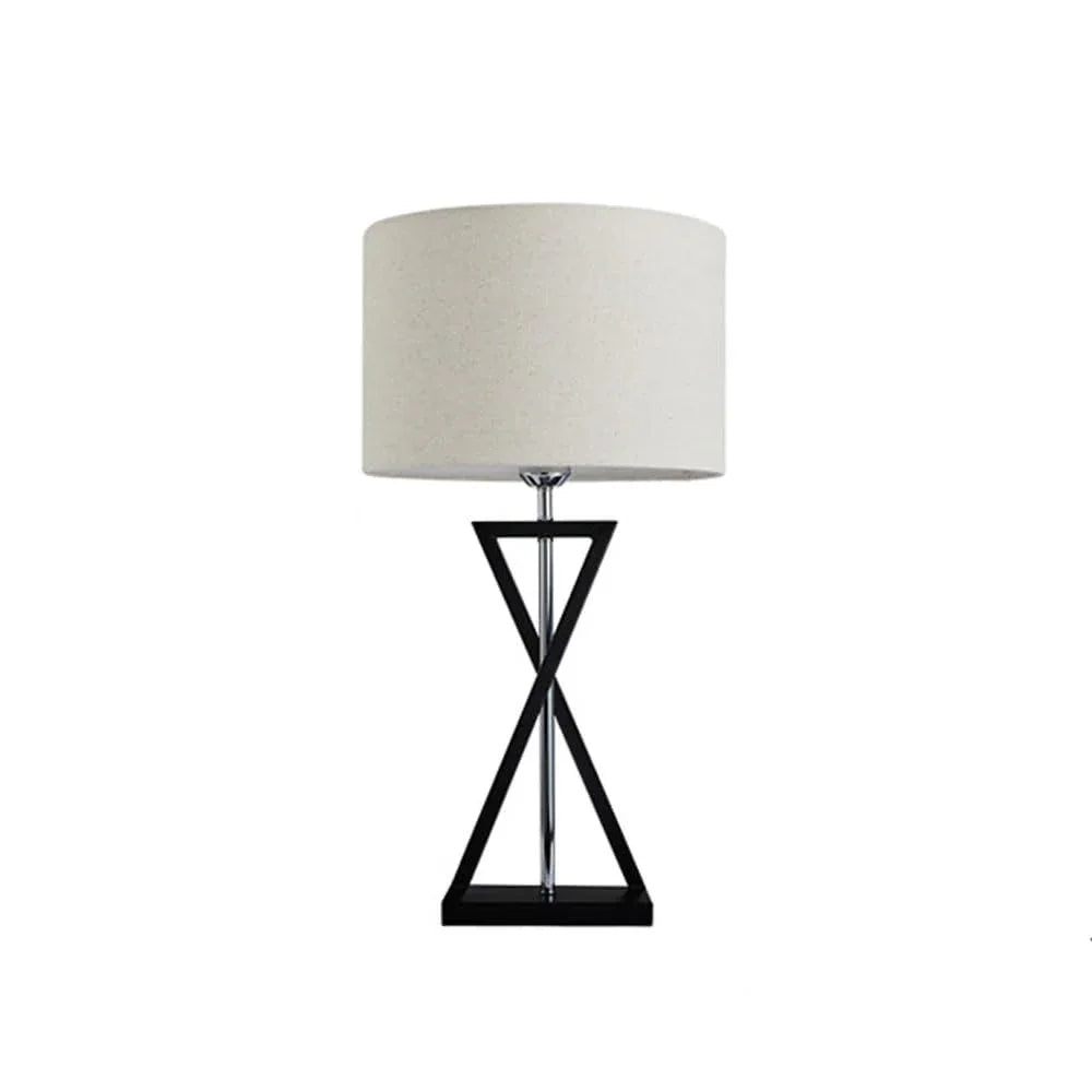 Audara-Simple Luxury Office Study Room Living Room Desk Light Bedroom Bedside Dormitory Desk Lamp Modern Scandinavian Fabric Metal Table Lamp Villa Restaurant B&B Hotel Front Desk Lighting Fixture Cylindrical shade