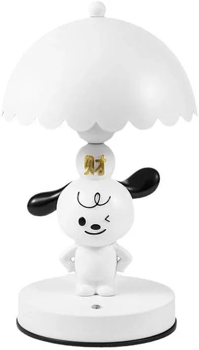 Audara-Creative Cute Puppy Shape Metal Resin Desk Light Warm Ambience Dormitory Apartment Office Decoration Desk Lamp Restaurant Drinking Shop Children's Shop Table Lamp Living Room Bedroom Lighting Fixture