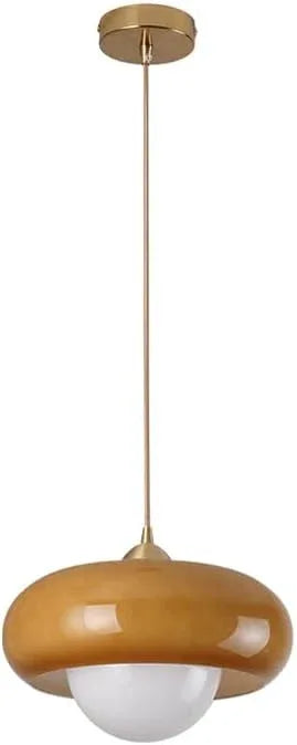 Audara-Japanese Bedroom Bedside Glass Pendant Light Modern Creative Brass Single Head Hanging Lampe Personalized Living Room Sofa Background Chandeliers Hotel Restaurant B&B Decoration Lighting Fixture