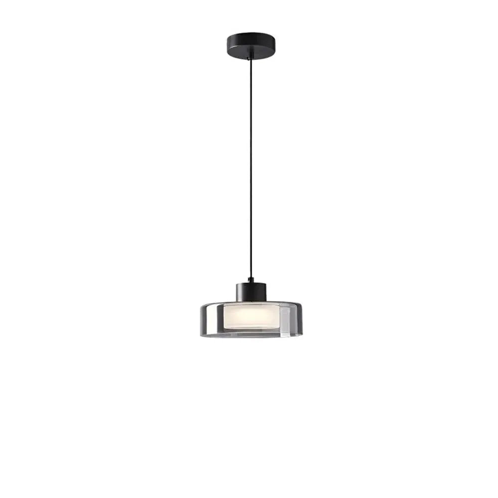 Audara-Italian Minimalist Bedside Pendant Lightled Handmade Creative Copper Bedroom Dressing Room Lighting Fixturese Tri-color Variable Light Glass Bar Chandeliers Scandinavian Hotel Living Room HangingLamp 7.87in 20cm