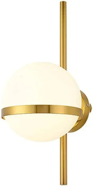 Audara-Scandinavian Simple Glass Wall Lamp Postmodern Living Room Bedroom Bedside Wall Lights Fashion Moon Creative Sconces Corridor Aisle Coffee Shop LED Mounted Lighting Fixture