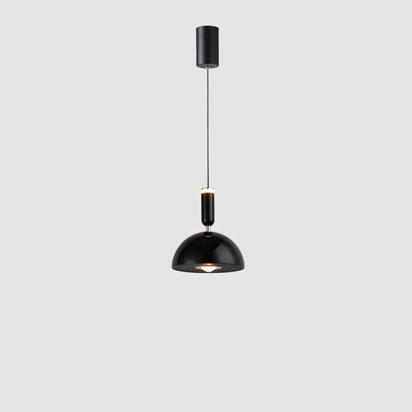 Audara-Premium Feeling Acrylic Aluminum Pendant Light Liftable Hovering Bedside Small Hanging Lamp White Single Head LEDChandeliers Study Living Room Backdrop Decoration Lighting Fixture