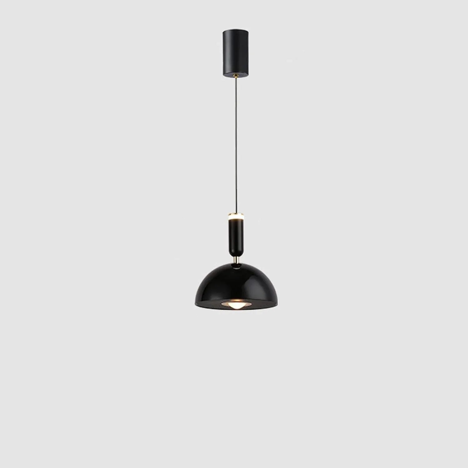 Audara-Premium Feeling Acrylic Aluminum Pendant Light Liftable Hovering Bedside Small Hanging Lamp White Single Head LEDChandeliers Study Living Room Backdrop Decoration Lighting Fixture