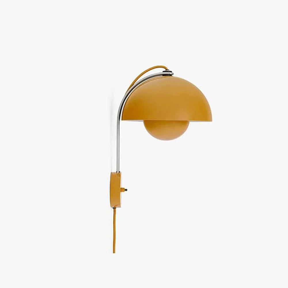 Audara-Scandinavian Simple Bedside Wall Lamp Creative Pod Decoration Wall Lights Living Room Aisle Staircase Sconces Japanese Mounted Lighting Fixture Yellow