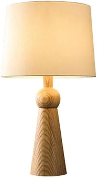 Audara-Warm Creative Bedroom Bedside Living Room Desk Light Simple Romantic Fabric Wooden Desk Lamp Office Apartment Dormitory Table Lamp Restaurant Coffee Shop Sample Room Lighting Fixture