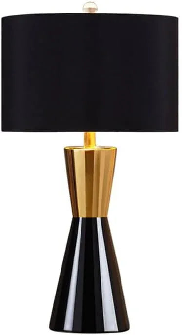 Audara-American Light Luxury Bedroom Bedside Living Room Desk Light Simple Modern Fabric Ceramic Desk Lamp B&B Farmhouse Villa Restaurant Table Lamp Hotel Coffee Shop Mall Lighting Fixture